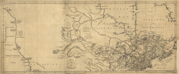 A map of Canada and the north part of Louisiana with the adjacent countrys By Thos Jefferys, geographer to His Majesty, 1762
