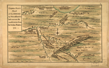 Captain Snow's scetch of the country by himself, and the best accounts he could receive from the Indian traders