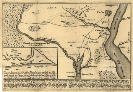 [Zehn Karten und Ansichten den Schlachtfelden des amerikanischen Unabhangigkeitskreiges in den Staaten Pennsylvanien und New York]