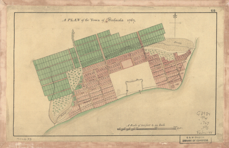 A Plan of the town of Pensacola, 1767