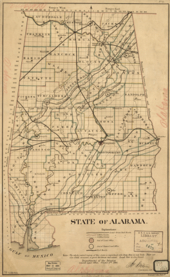 State of Alabama. October. 2nd. 1866.