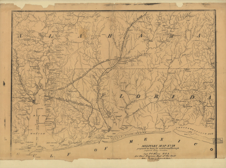 Military map no. 54, prepared as basis for additional surveys