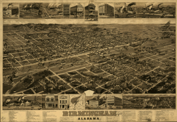 Birmingham, Alabama. H. Wellge, del. Beck & Pauli, litho.