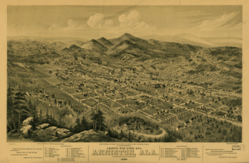 Bird's eye view of Anniston, Ala. 1888