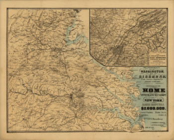 The approaches from Washington, to Richmond