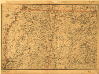 hern Mississippi and Alabama Drawn by A. Lindenkohl. H. Lindenkohl & Chas. G. Krebs, lith.