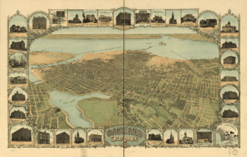 Oakland, California, 1900. Mutual L. & Lith. Co.