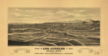 View of Los Angeles from the east
