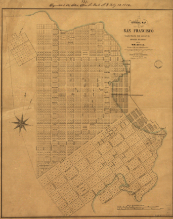 Official map of San Francisco.