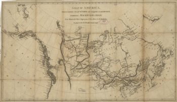 America between latitudes 40 and 70 north and longitudes 45 and 180 west