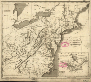 Partie des États-Unis de l'Amérique septentrionale