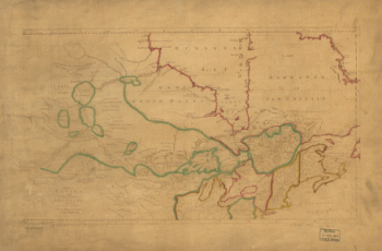 Canada and the north part of Louisiana with the adjacent countrys