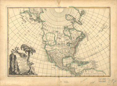 L'Amérique septentrionale divisée en ses principaux états par le Sr. Janvier, géographe. Morillier, invenit. Berthault, sculpcit.