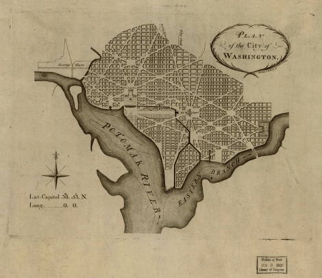 Plan of the city of Washington