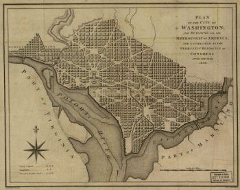 Plan of the city of Washington