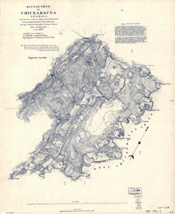 Battle field of Chickamauga, Georgia