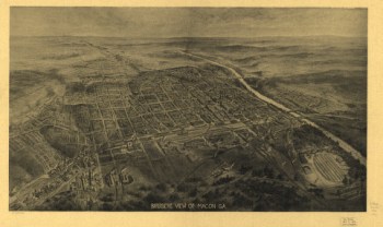 Bird's eye view of Macon, Ga.