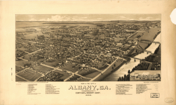 View of the city of Albany, Ga.