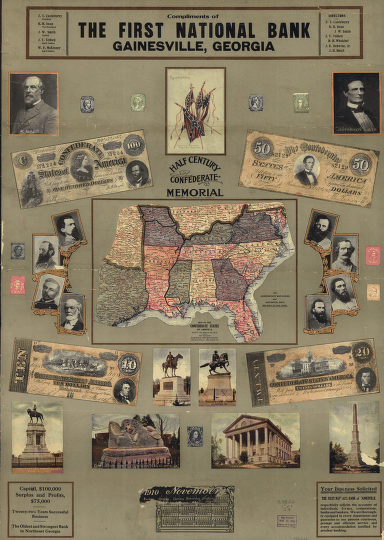 Map of the Confederate States of America. [1861-65]