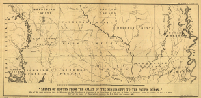 Route from the Mississippi at Lake Providence in Louisiana to the great bend of Red river at Fulton in Arkansas