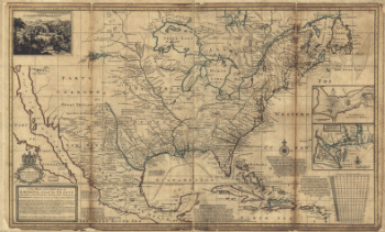 North parts of America claimed by France (Louisiana, Mississipi, Canada, and New France)