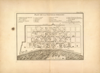 Plan de la Nouvelle Orleans