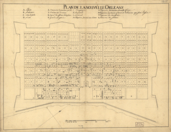 Plan de la Nouvelle Orleans / Anonymous.
