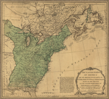 The United States of America with the British possessions of Canada, Nova Scotia, & of Newfoundland