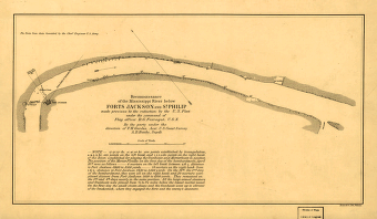 Reconnoissance of the Mississippi River below Forts Jackson and St. Philip