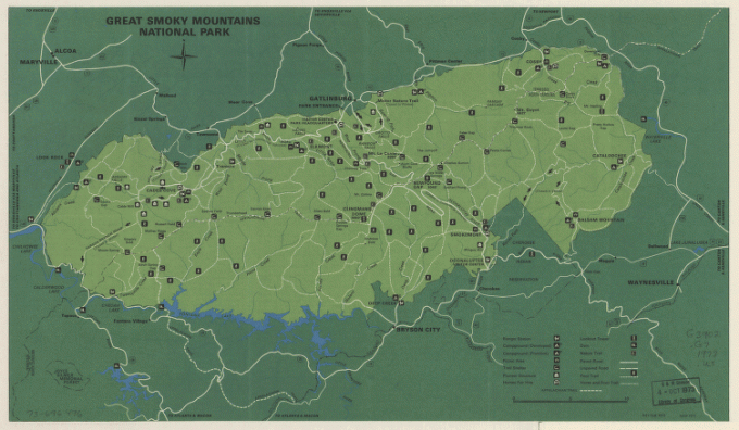 Great Smoky Mountains National Park. 1971.