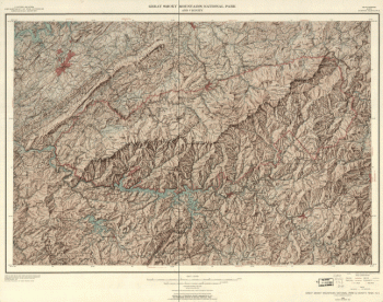 Great Smoky Mountains National Park and vicinity.