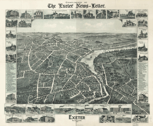 Exeter, New Hampshire, 1896. Compliments of the Exeter News-letter.