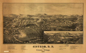 Antrim, N.H. and Clinton Village.