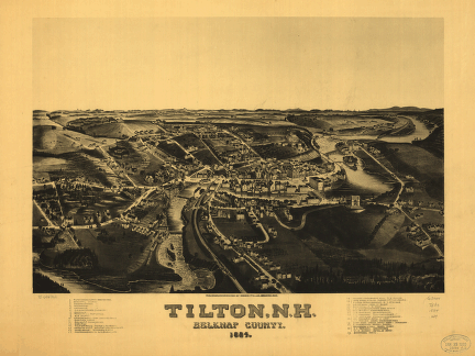 Tilton, N.H., Belknap County, 1884. H. Wellge, del.
