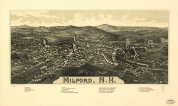 Milford, N.H. Drawn & pub. by L. R. Burleigh. C.H. Vogt.