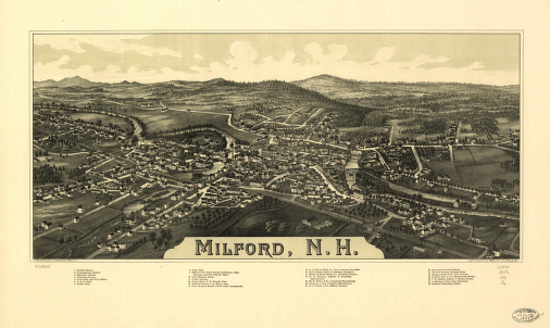 Milford, N.H. Drawn & pub. by L. R. Burleigh. C.H. Vogt.