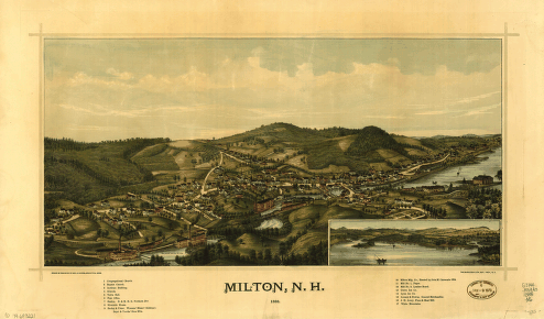 Milton, N.H., 1888 / drawn & published by Geo. E. Norris ; the Burleigh Lith. Est., Troy, N.Y.