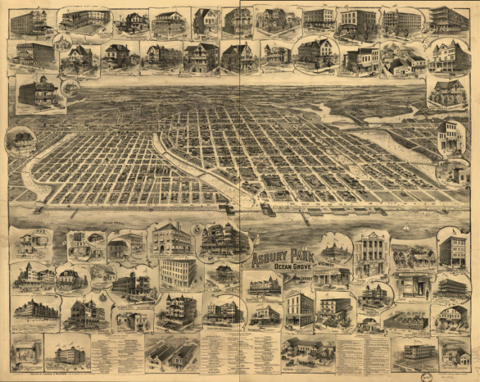 Asbury Park, Ocean Grove and vicinity, New Jersey 1897.