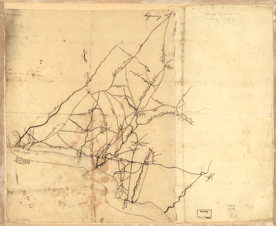 Draft of roads in New Jersey.
