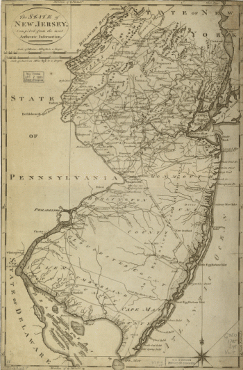 The State of New Jersey, compiled from the most authentic information.