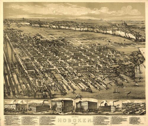 The city of Hoboken, New Jersey, 1881. By O. H. Bailey & A. Ward.