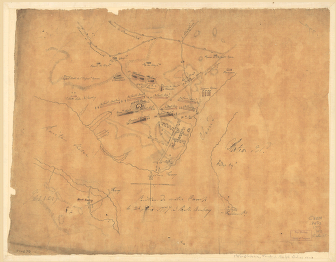 Position de notre camp le 24 juin 1777 à Perth Amboy