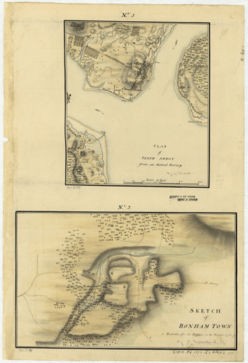 Plan of Perth Amboy from an actual survey. Sketch of Bonham Town