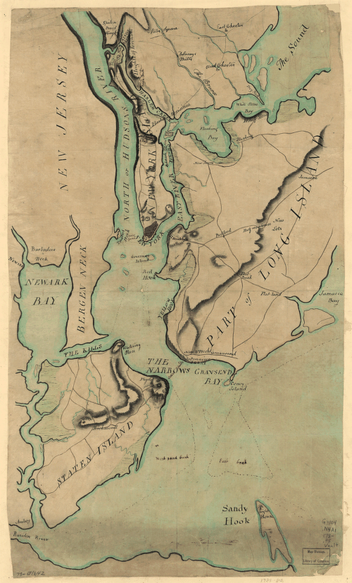 Plan of New York and Staten Islands with part of Long Island.