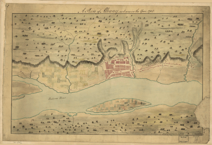 A Plan of Albany, as it was in the year 1758.
