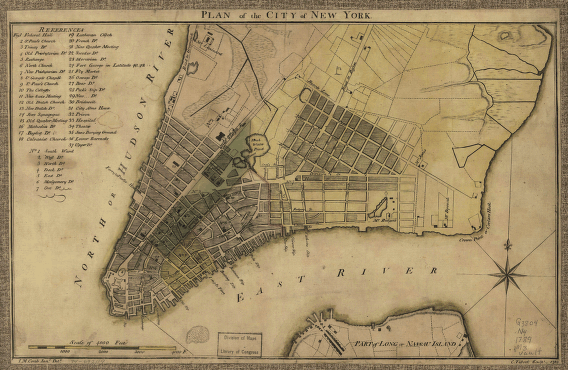 Plan of the city of New York. I. M. Comb, Junr., delt. C. Tiebout, sculpt.
