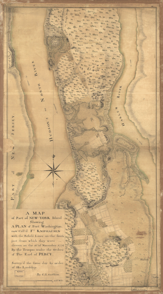 A map of part of New-York Island
