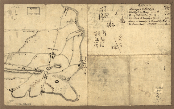 Old map of Brooklyn and greater part of King's County, Long Island.