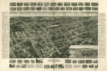 Aero-view of Amityville, Suffolk County, Long Island, N.Y. 1925.