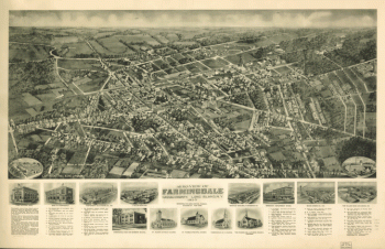 Aero-view of Farmingdale, Nassau County, Long Island, N.Y. 1925.